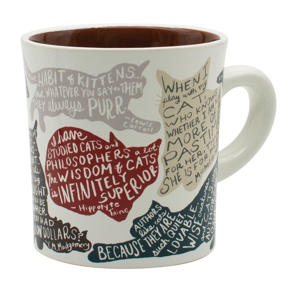 Literary Cat Mug (NWT) - Picture 11 of 12